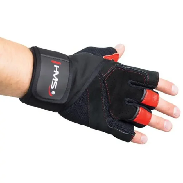 Black / Red HMS RST01 rS gym gloves - Image 9