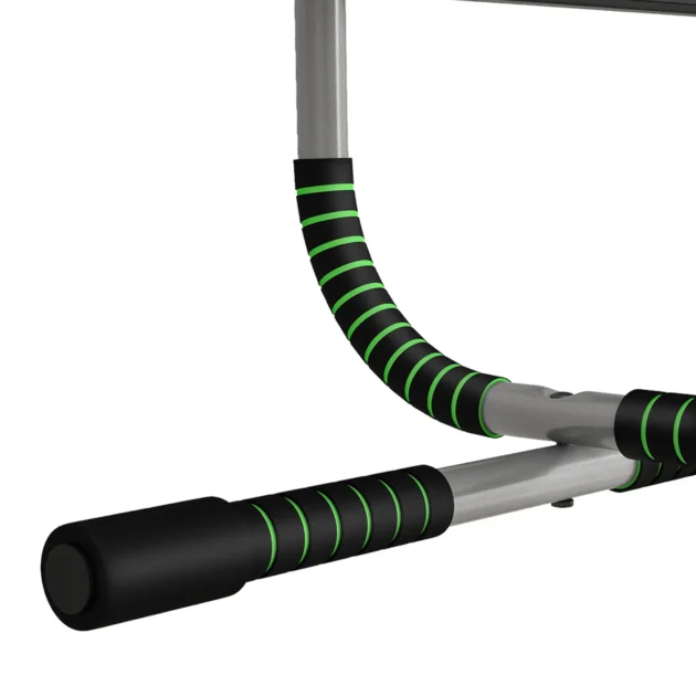 Pull-Up Bar for Doorway, Home Fitness Door Horizontal Bar Push up Bar for Indoor Gym Upper Body Workout in Green by HOMCOM - Image 8