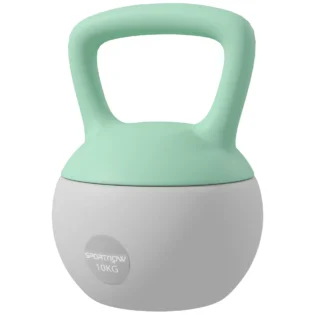 10KG Kettlebell, Soft Kettle Bell with Non-Slip Handle for Home Gym Weight Lifting and Strength Training | SPORTNOW